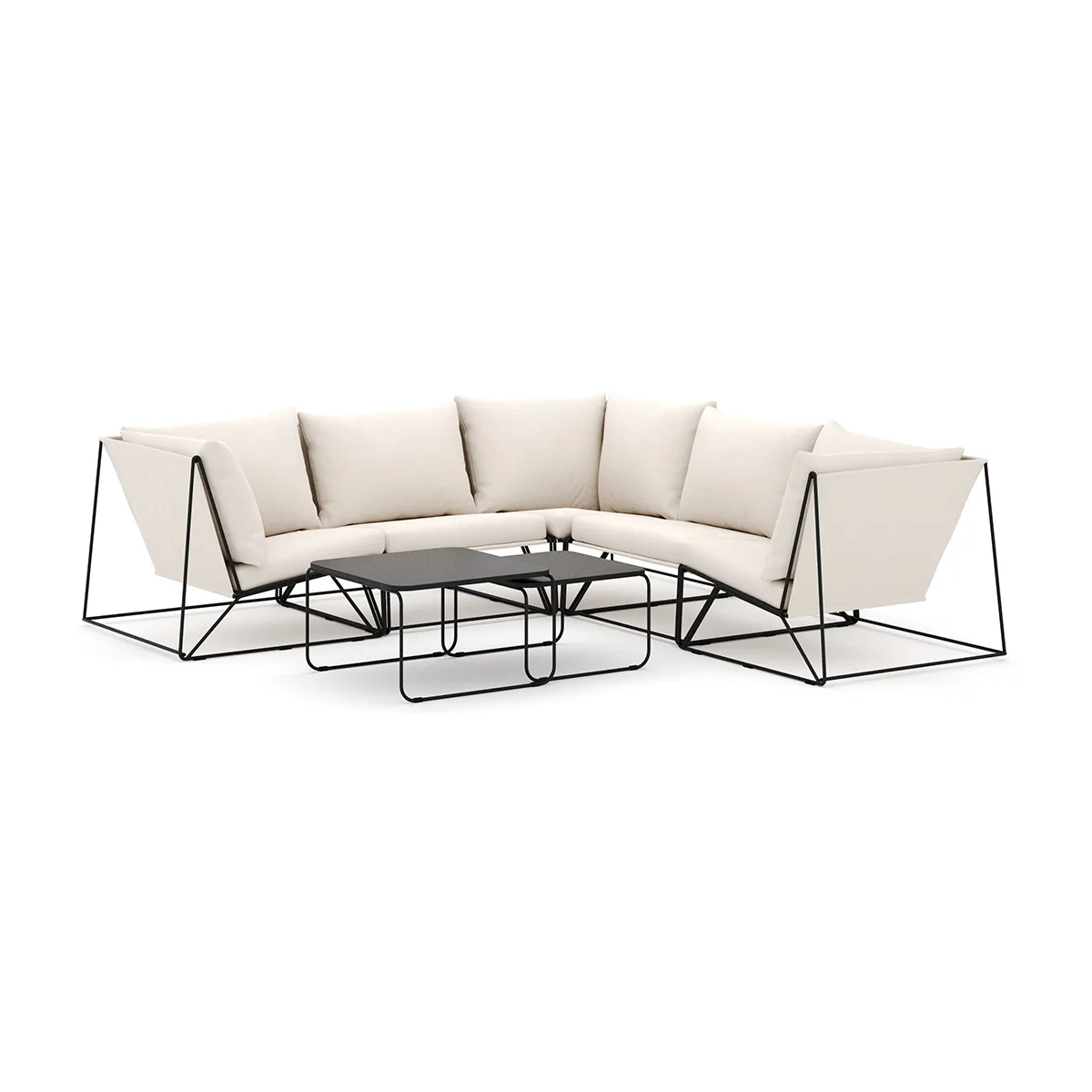 Loungesoffa Comfort Garden Usteryd utomhus hörnsoffa 5-sits vändbar