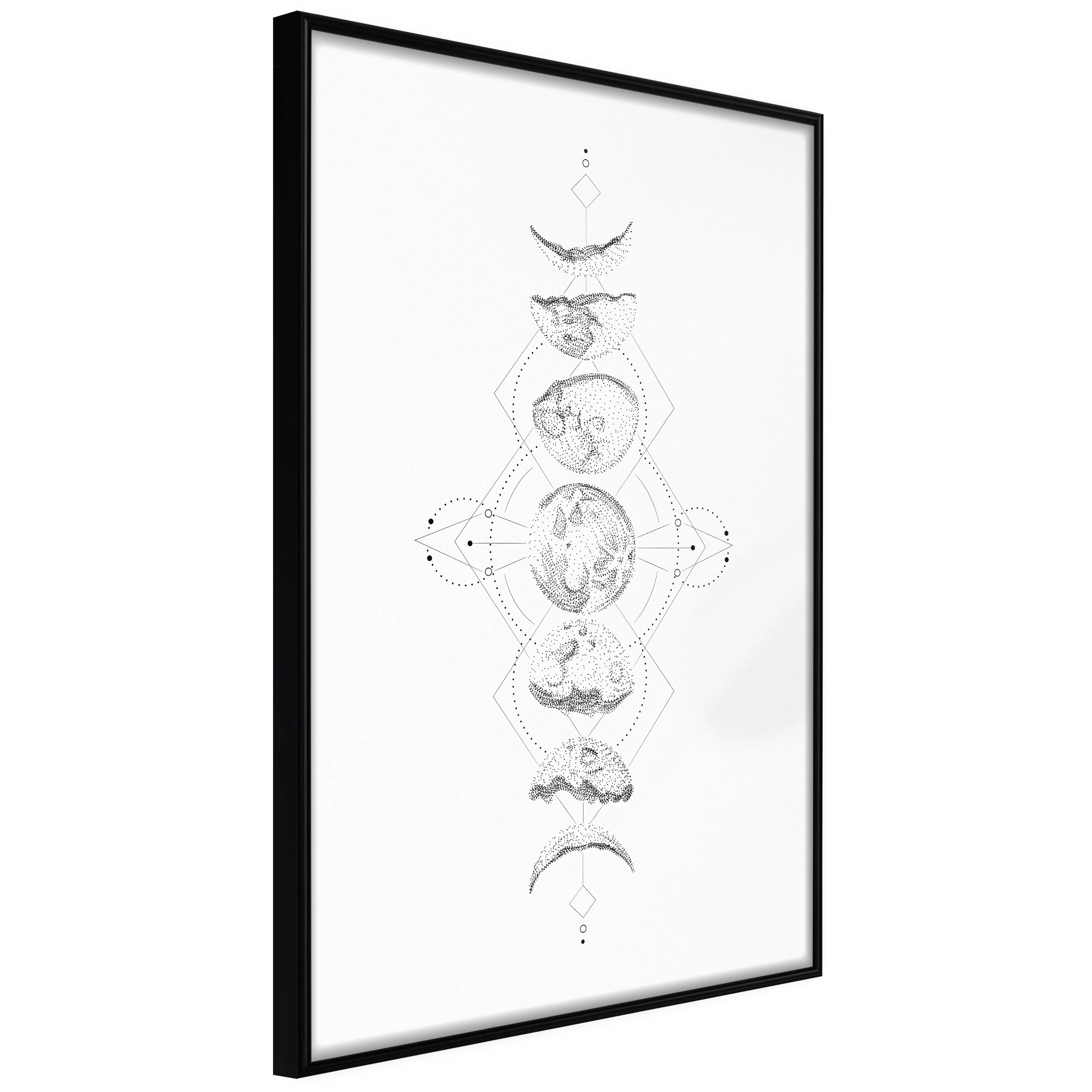 Affisch - Moonlight [Poster] 20x30 Svart ram, 20x30 cm
