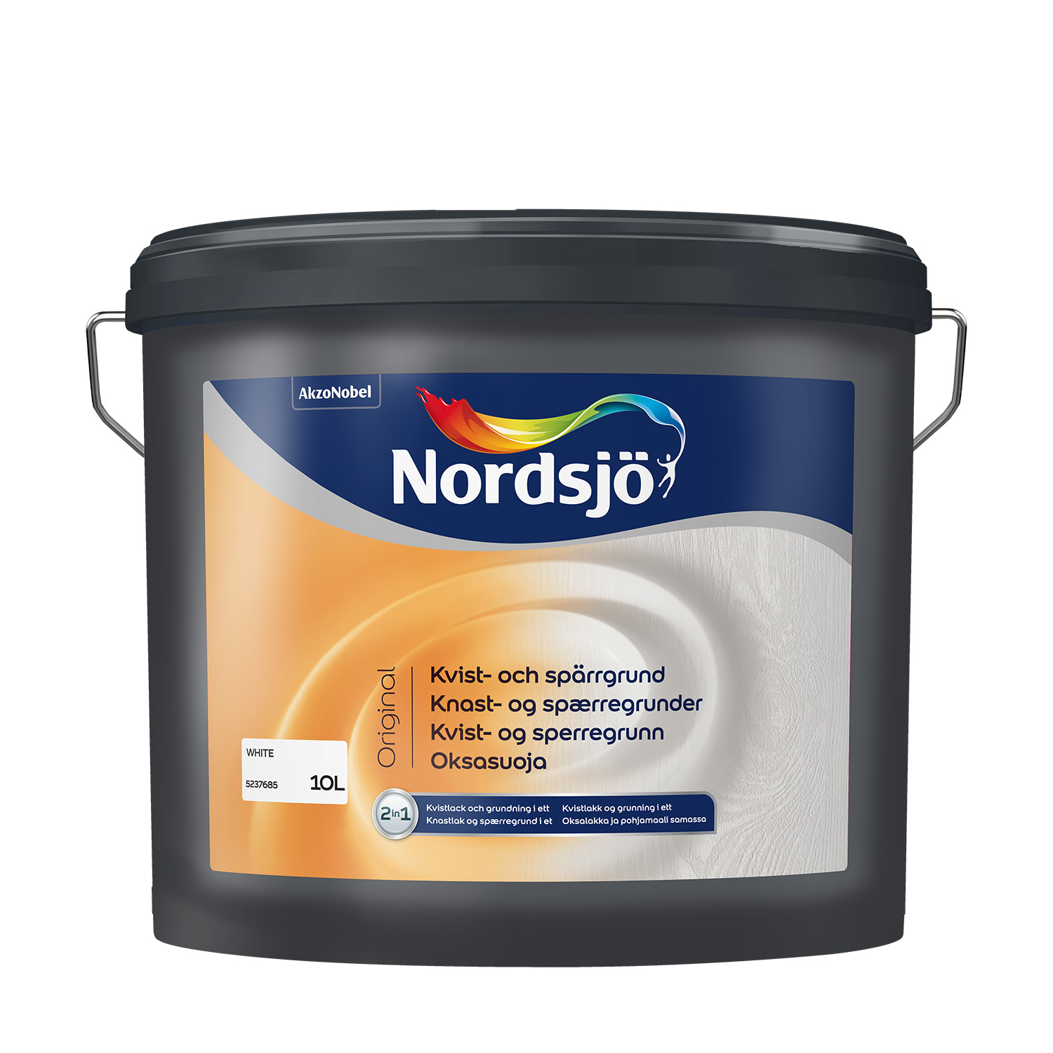 Grund och spärrfärg Nordsjö Original Kvist- & Spärrgrund Vit