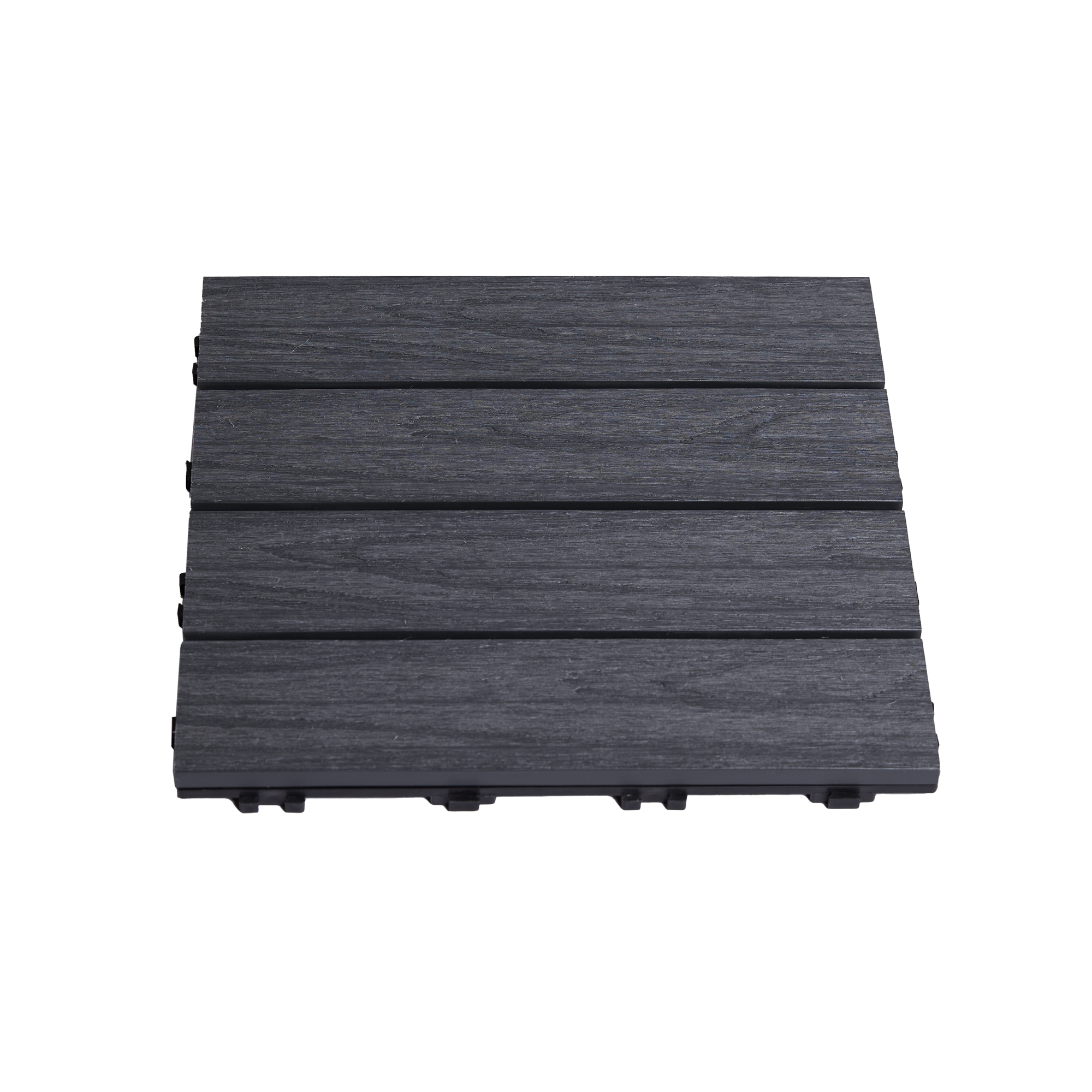 Terrassplatta Hortus Komposit 30X30 cm Antracitgrå 4-Pack