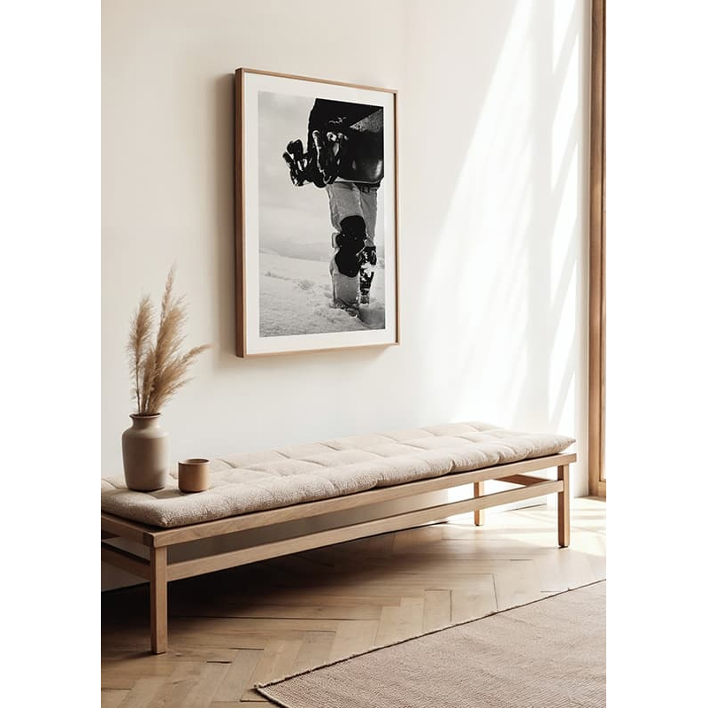 Poster Gallerix Snowboarder B&W No1