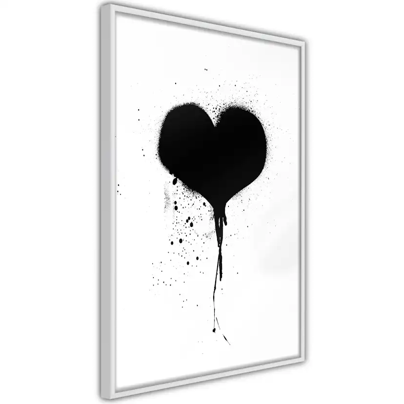 Poster Artgeist Affisch Destroyed Heart