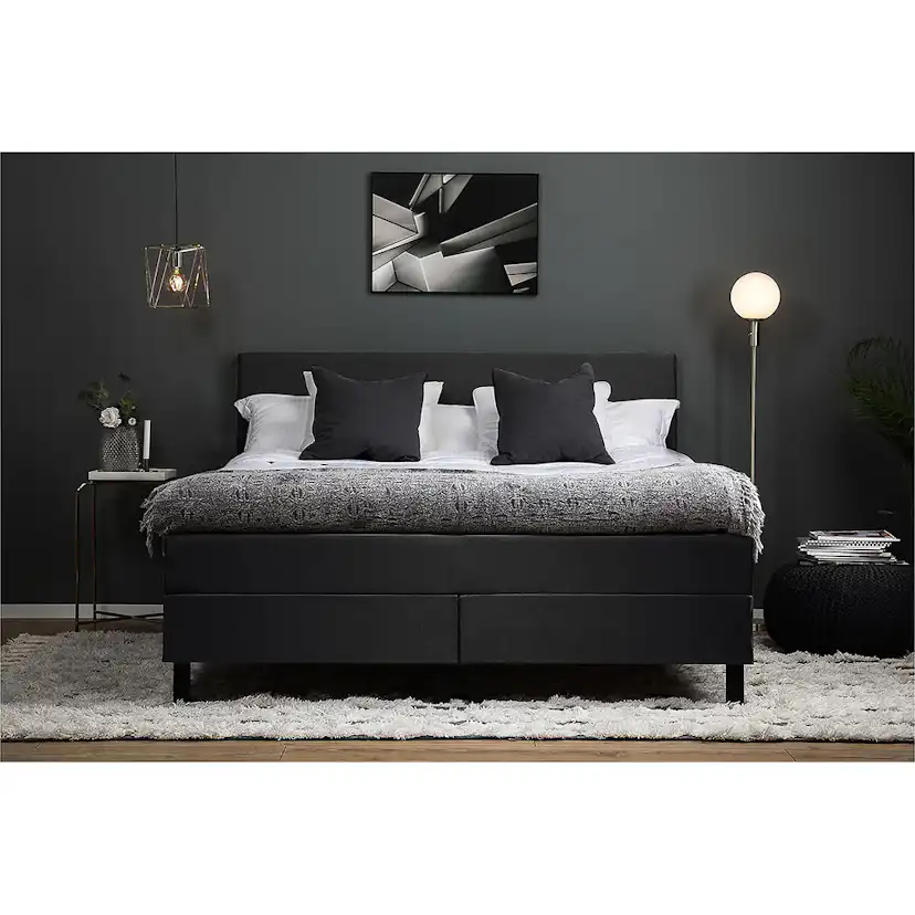 Kontinentalsäng Bedly Lucky Paket Slät 180x200