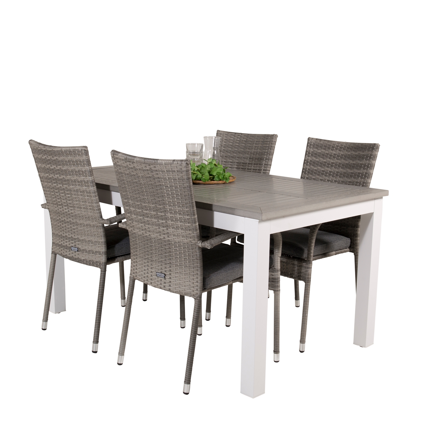 Matgrupp Venture Home Aleyna 152/210 med 4 Asta Stolar