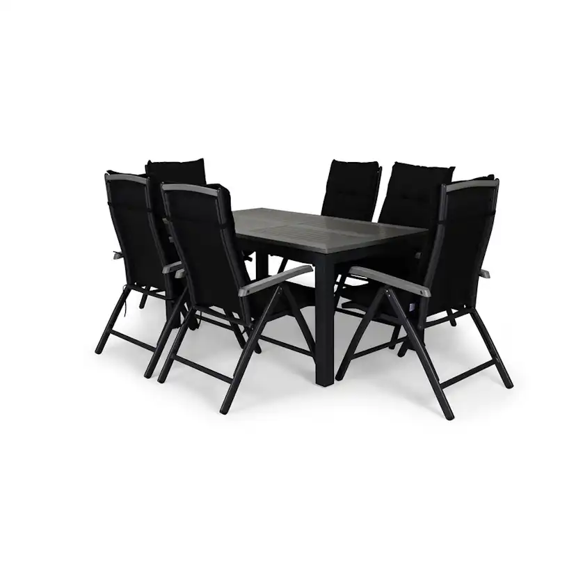 Matgrupp Utomhus Comfort Garden Monaco 152-210 Lyx 6 inkl. Dynor