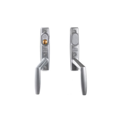 Handtag Vikdörr NorDan HelAlu ASSA 2130 Cylinder insida, slät utsida