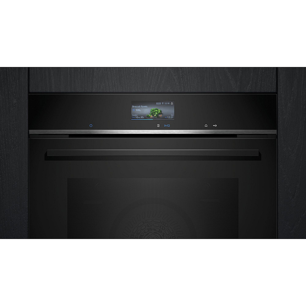 Ugn och Mikro Siemens iQ700 HB776G3B2S + CM724G1B1 Kompaktugn Svart