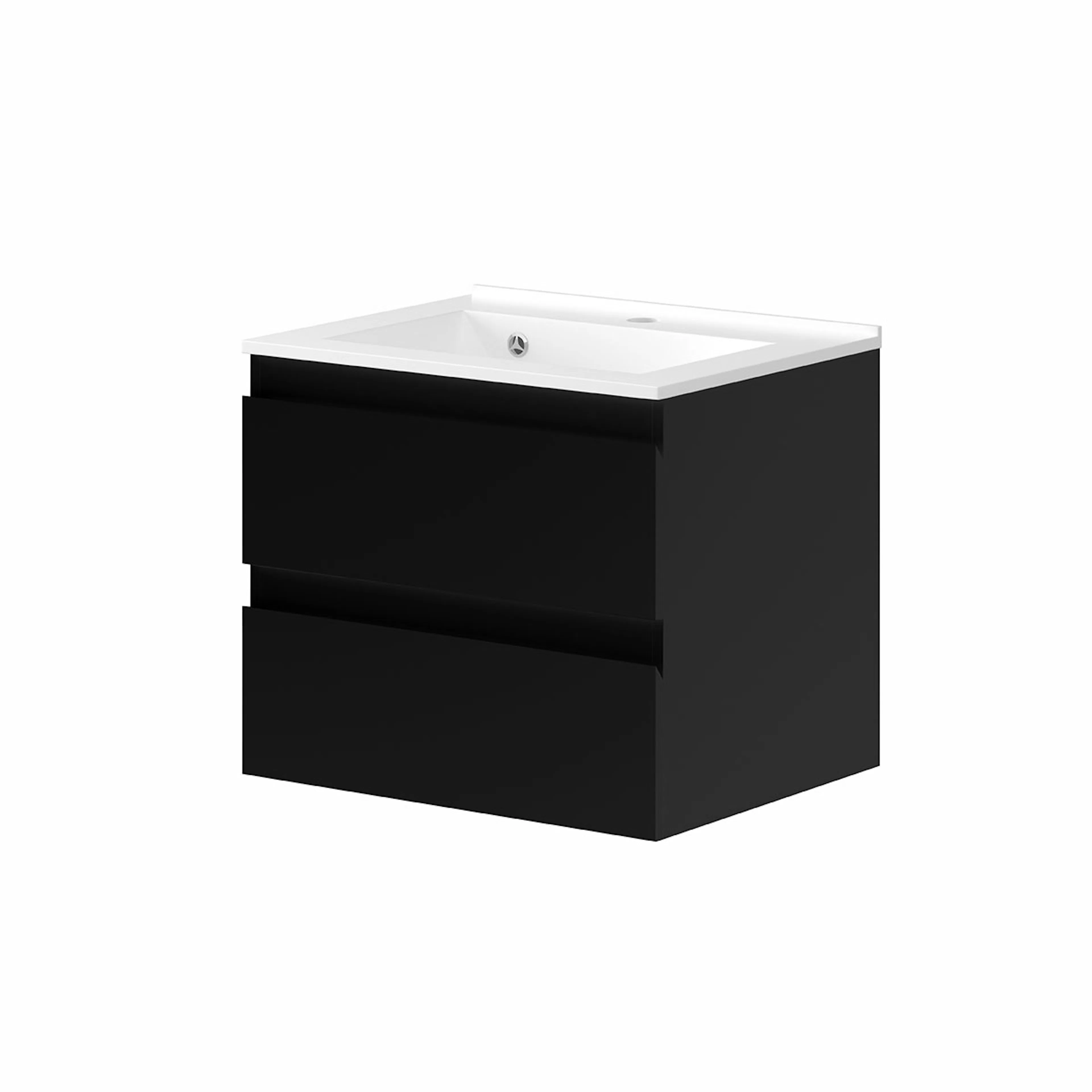 VENEDIG 60 CM. BADMØBEL - MATSORT Bredd: 600 mm, Mattsvart