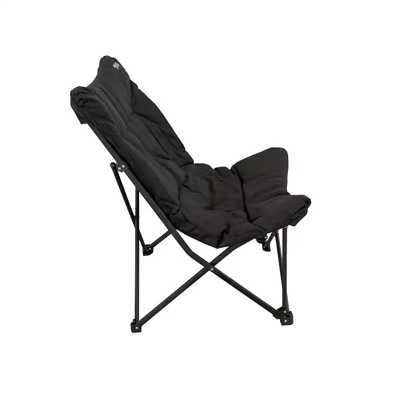 Campingstol Smart Living Lounge Black Edition