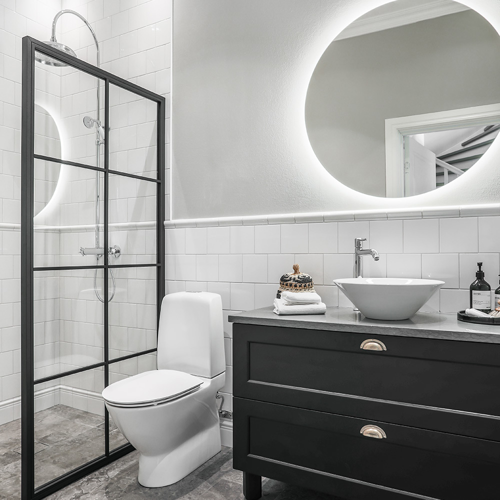 Kakelbård Konradssons Evolution London Vit Blank 5x15 cm