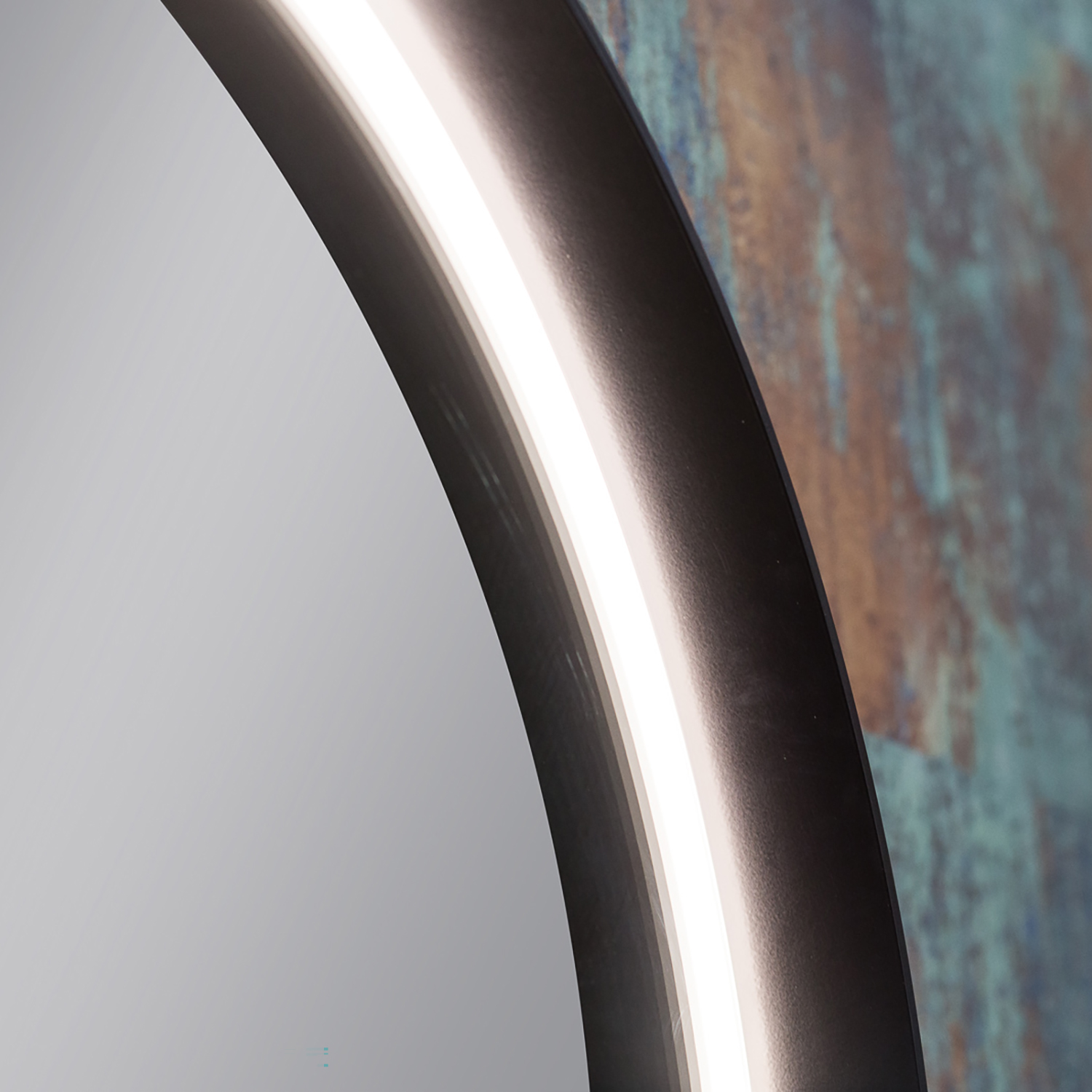 Spegel Vidi Olymp Rund med LED-belysning