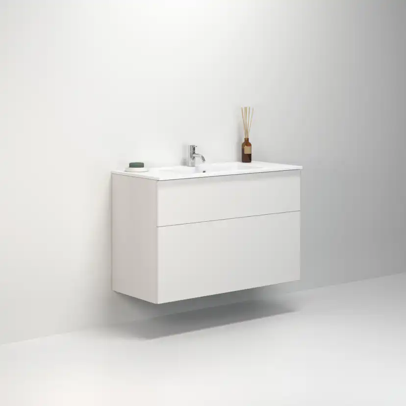 100,2 cm Minore set H64, 2lå. vit mat 1022 mm, Matt Vit