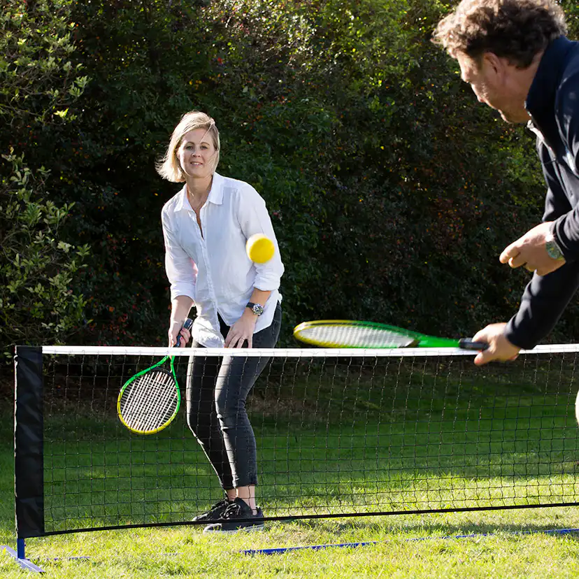 Utomhusspel Sunsport Outdoor Mini Tennis med Nät & Rack
