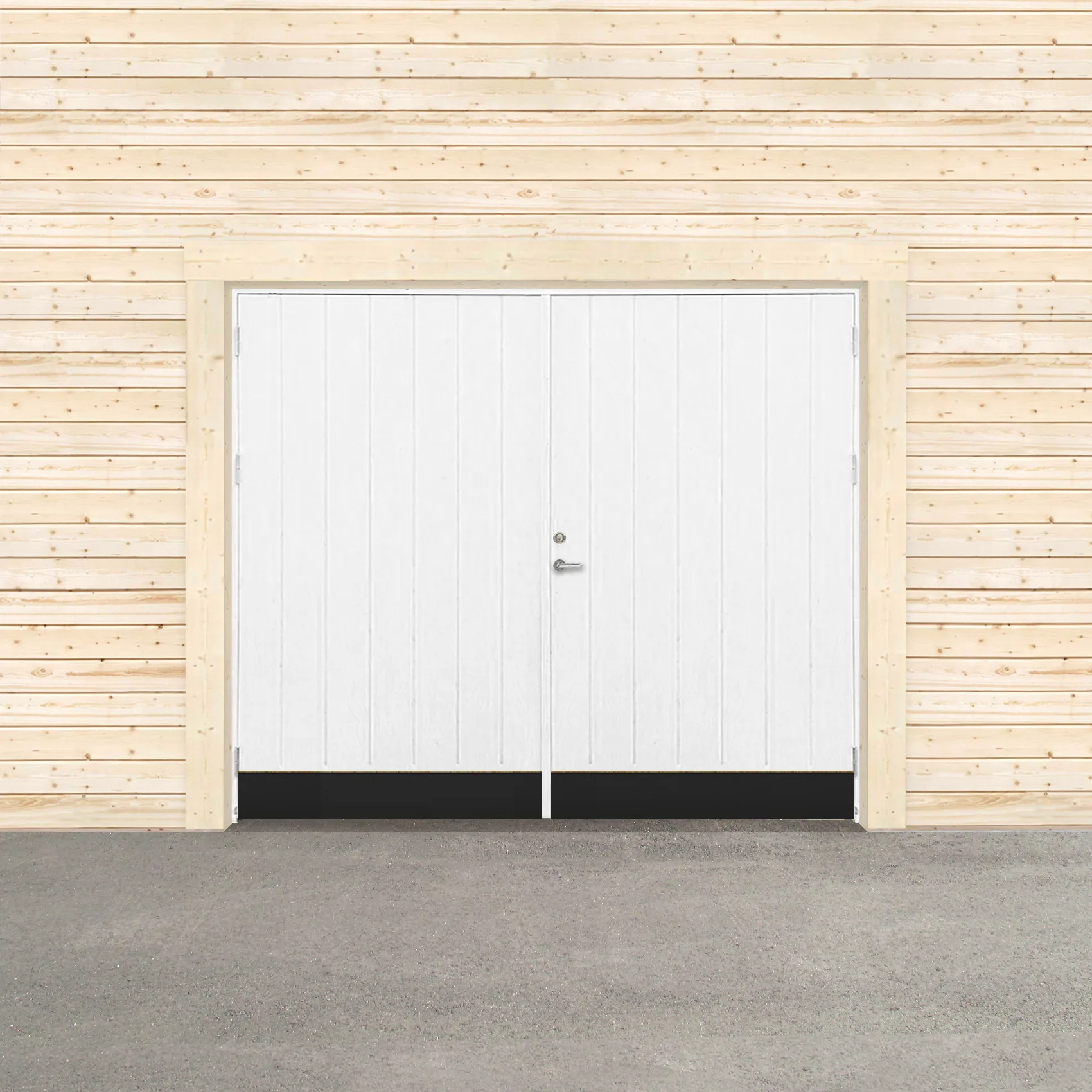 GARAGEPORT KALL 240X200 H - GRUNDMÅLAD BxH: 240x200 cm
