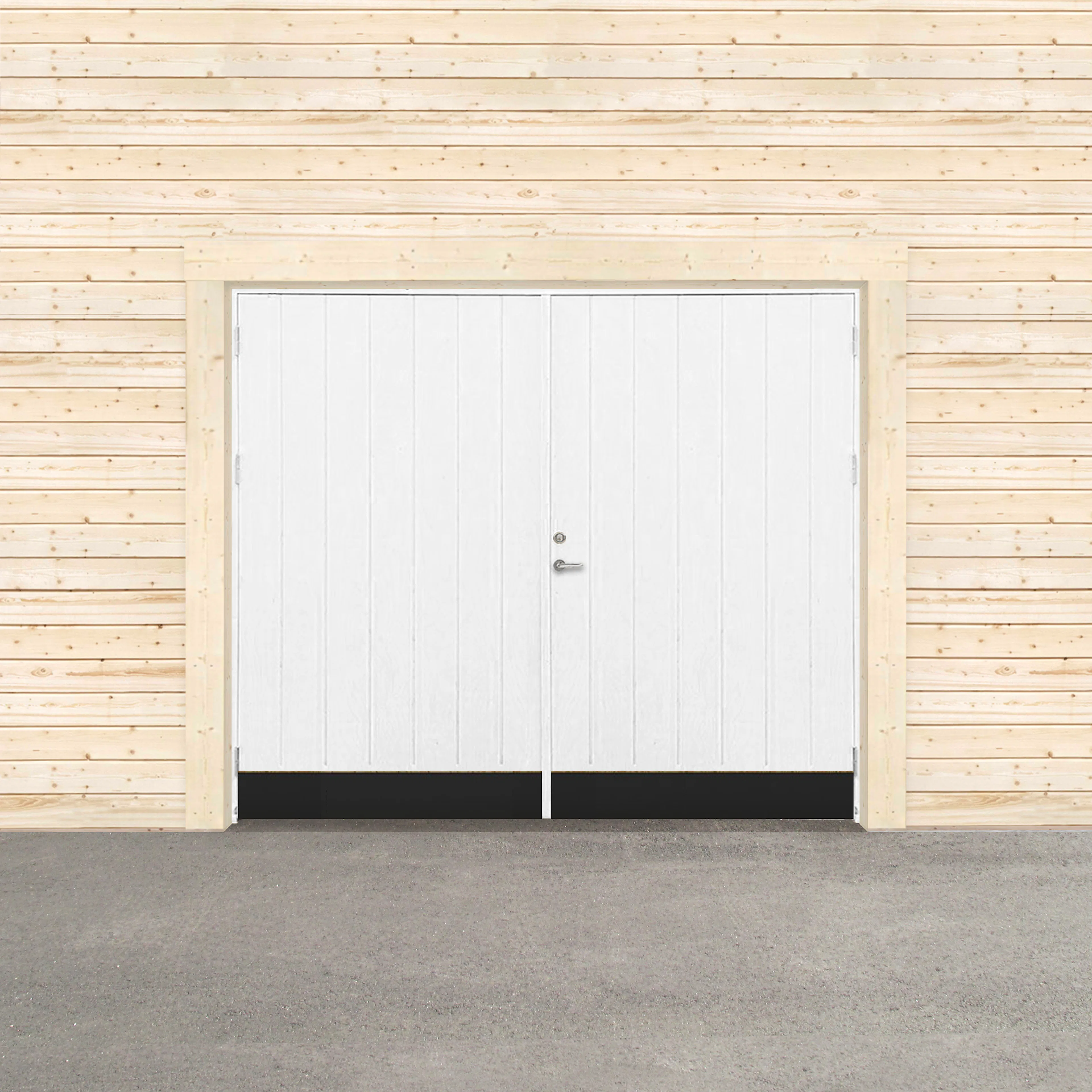 GARAGEPORT KALL 240X200 H - GRUNDMÅLAD BxH: 240x200 cm