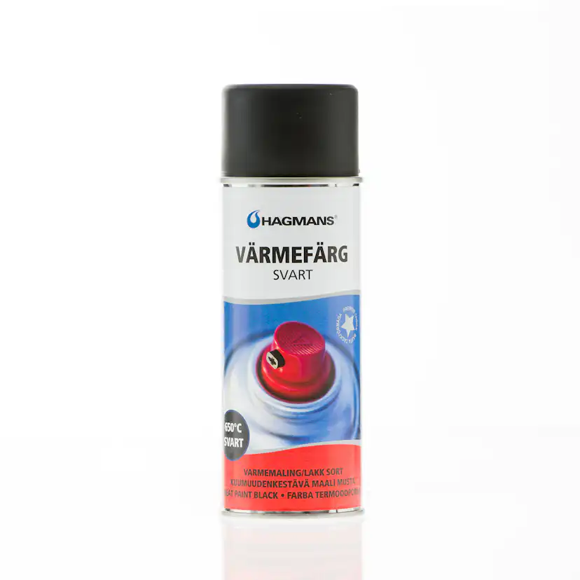 Värmefärg Hagmans Svart 400 ml