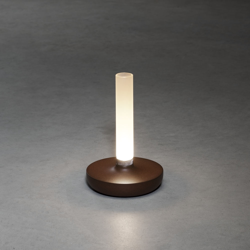 Biarritz bordslampa rost USB Rost