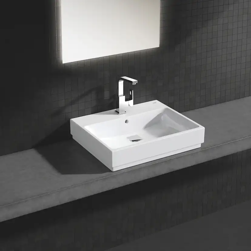 Tvättställ Grohe Cube Ceramic 39477 60 cm Bänktvättställ