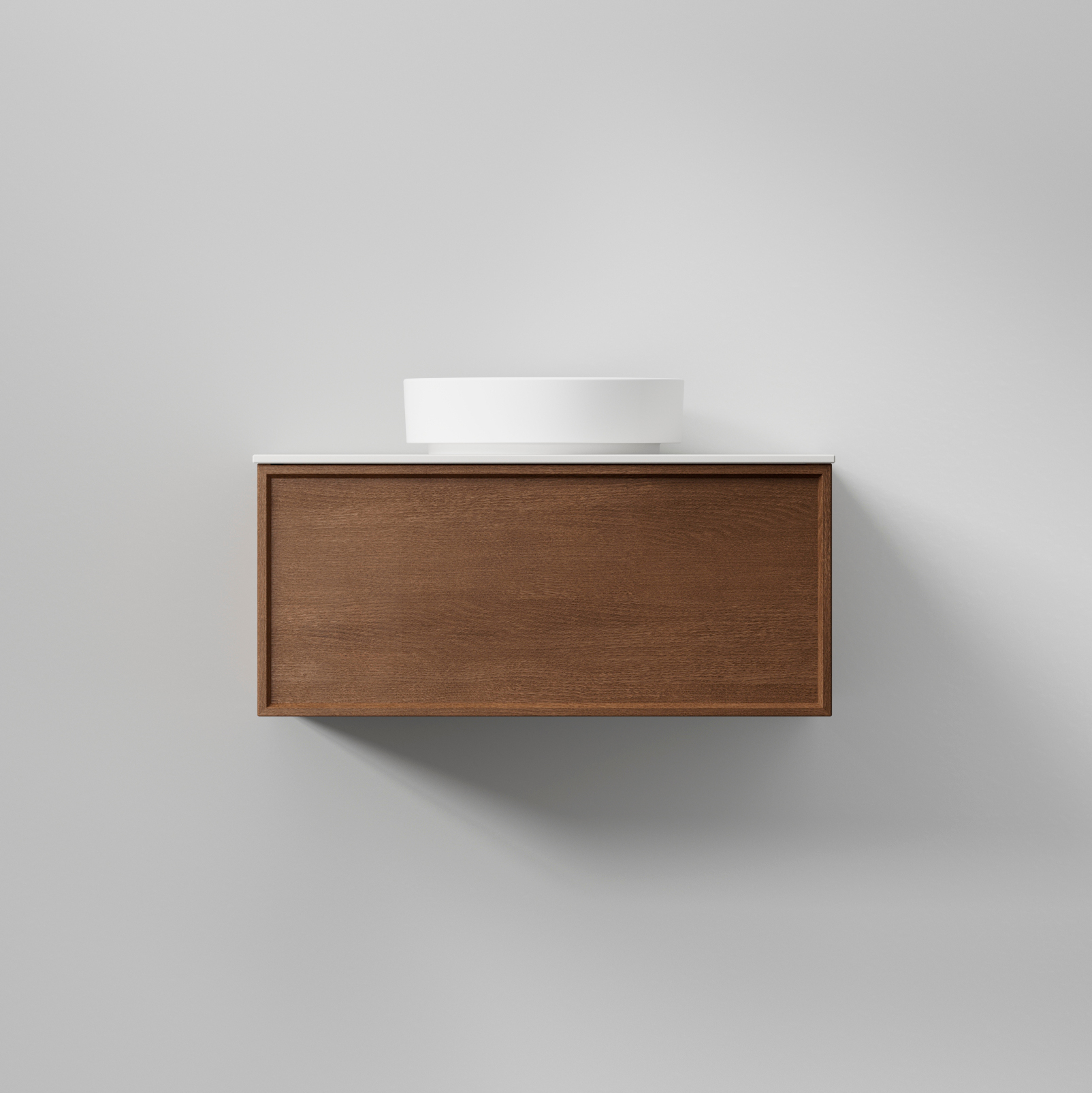 AIR Wood 80,Dark Oak, Helfront med 2 lådor,796x350x450 Dark Oak