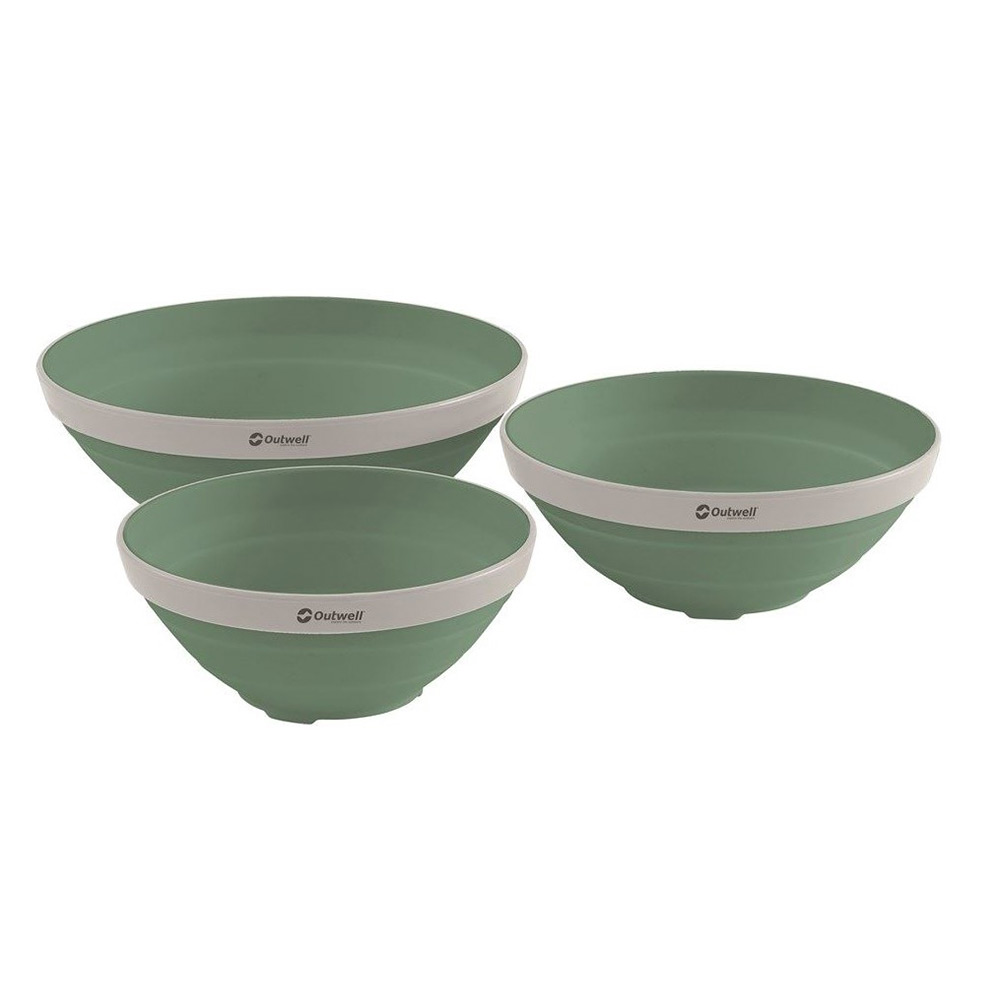 Skål Outwell Collaps Shadow Green 3-Pack