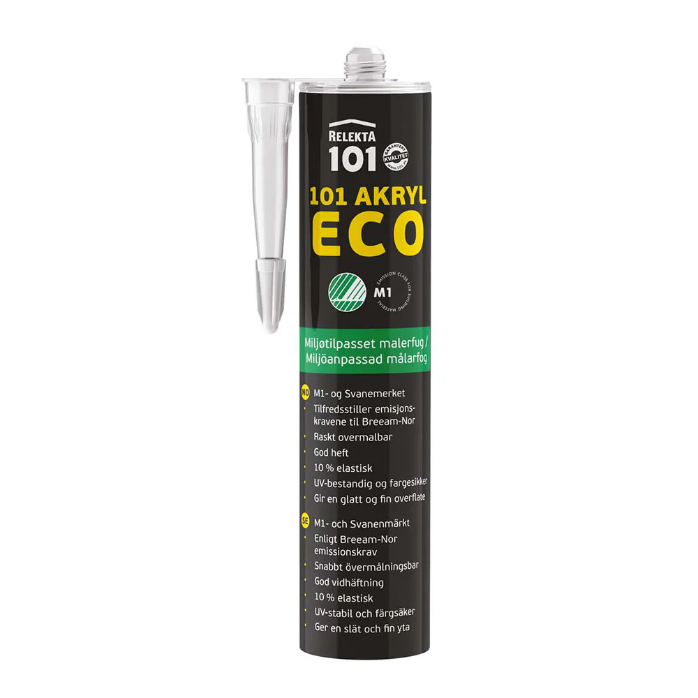 Akrylfog Relekta 101 101 Eco Vit 310 ml