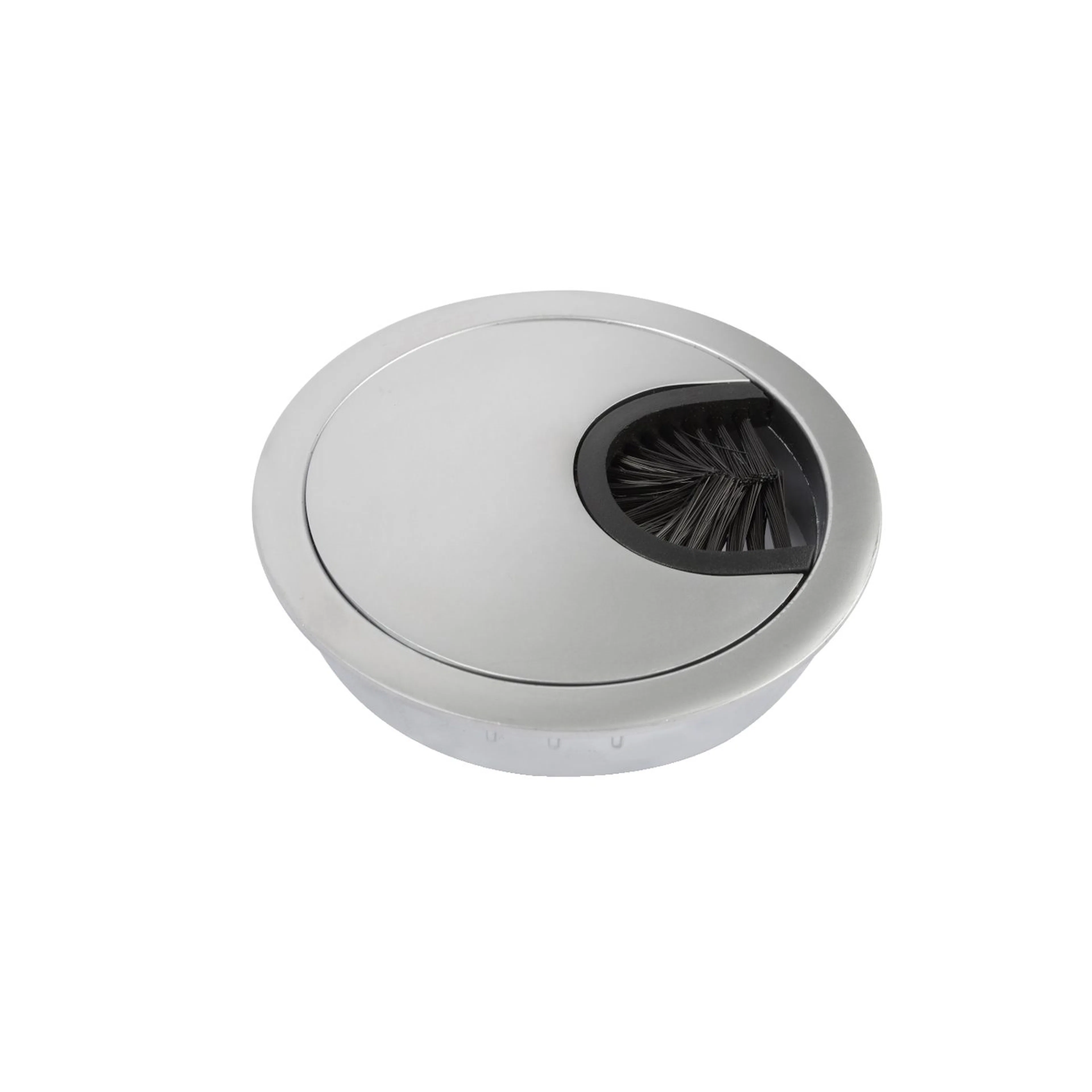 Bordsgenomföring Schneider Electric Unica System+ Aluminium 60 mm