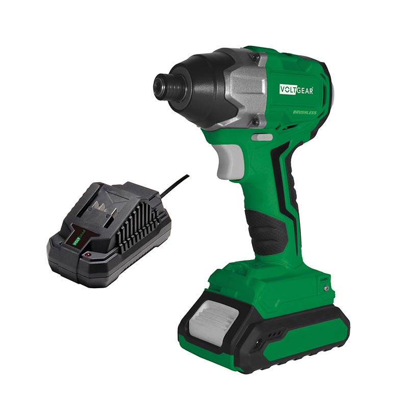 Slagskruvdragare Voltgear 20V Borstfri Batteri 2Ah & Laddare