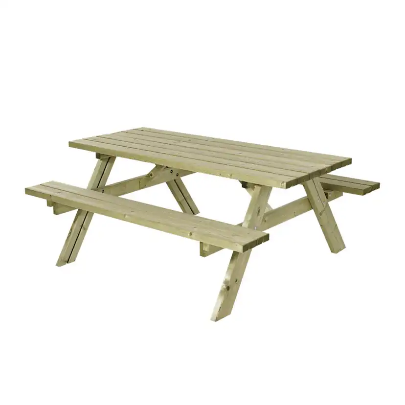 Bord/bænkesæt 42mm - Længde 177cm BxLxH: 1550x1770x710 mm