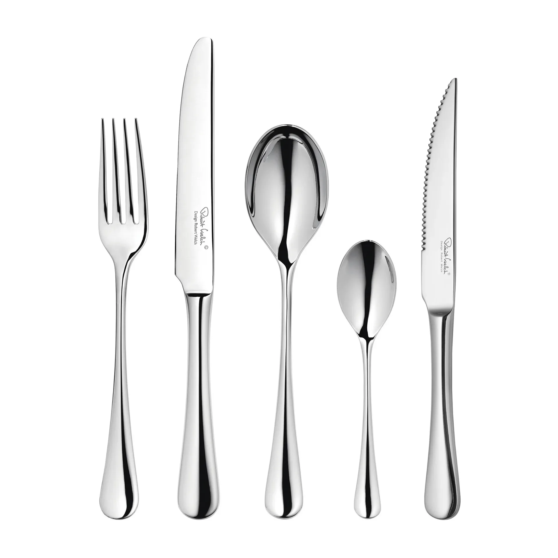 Bestickset Robert Welch Radford Blank 30 Delar