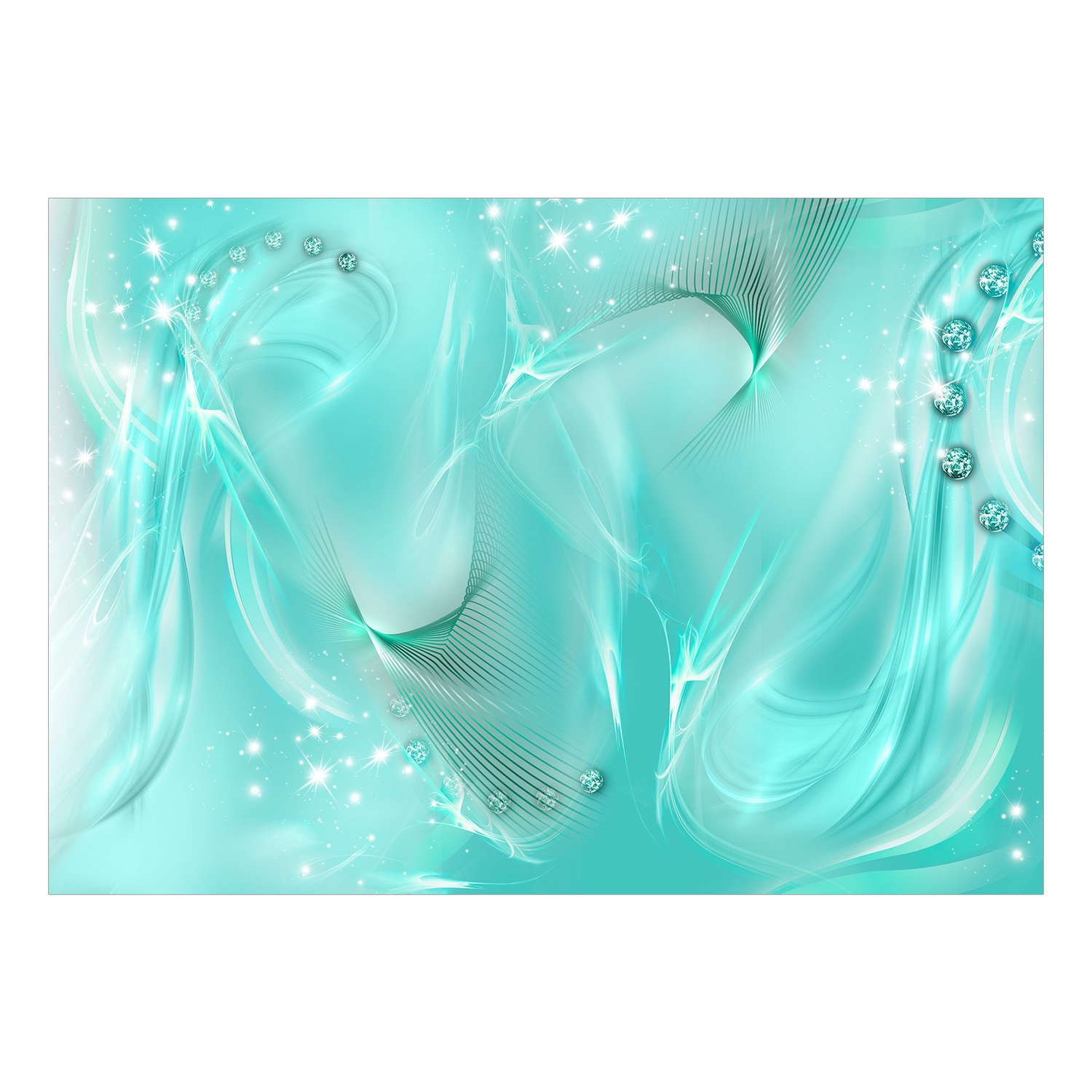 Fototapet Arkiio Självhäftande Enchanted Turquoise