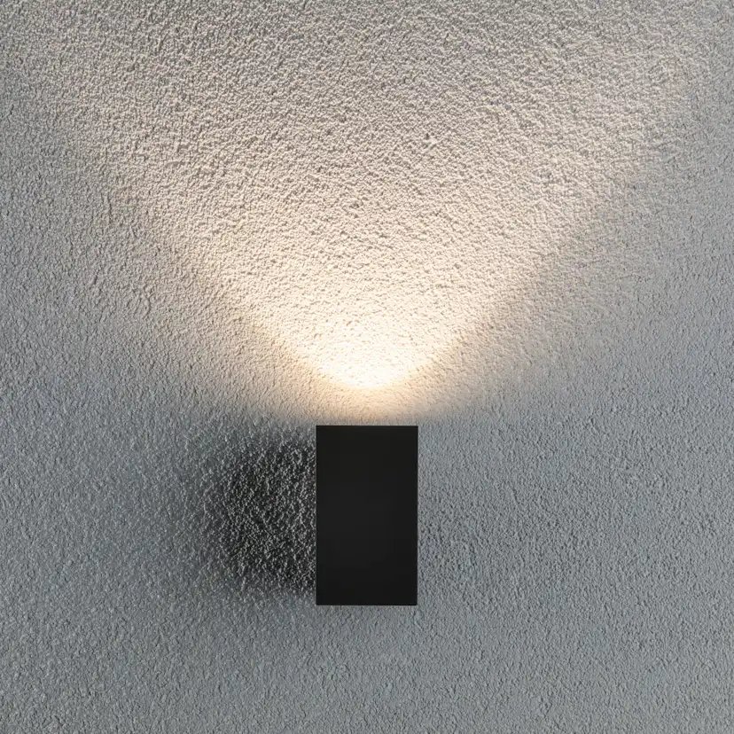 Fasadbelysning Paulmann Flame LED Nedåtljus IP44 230V Färg: Antracit, Ljus: Soft White