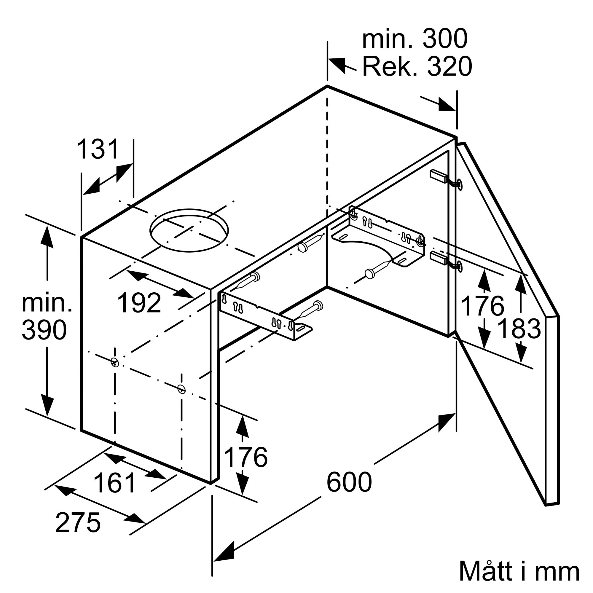 Köksfläkt Bosch DFM064A53
