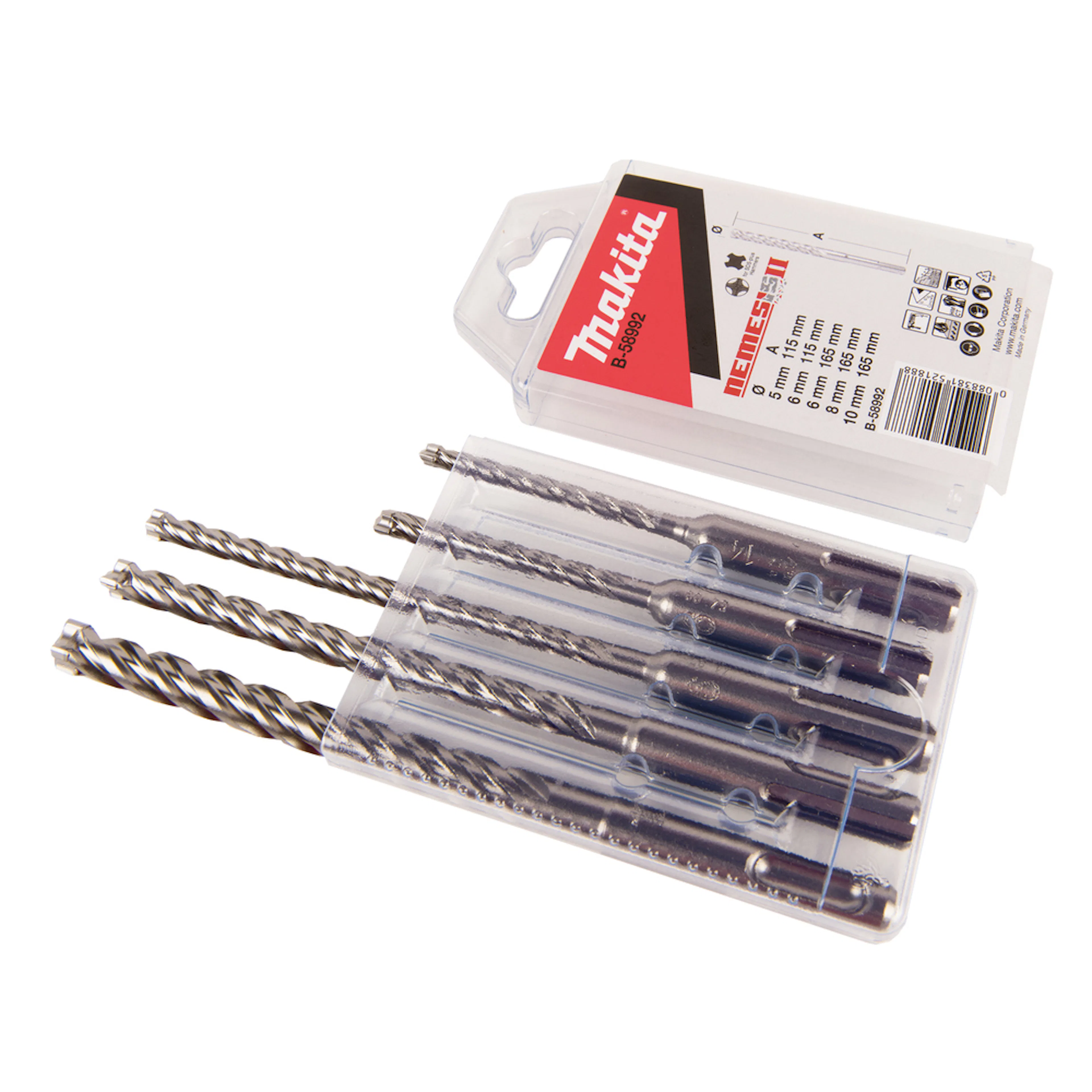 Bitssats Makita 50 Mm, 10 dela R, Med Karbinhake
