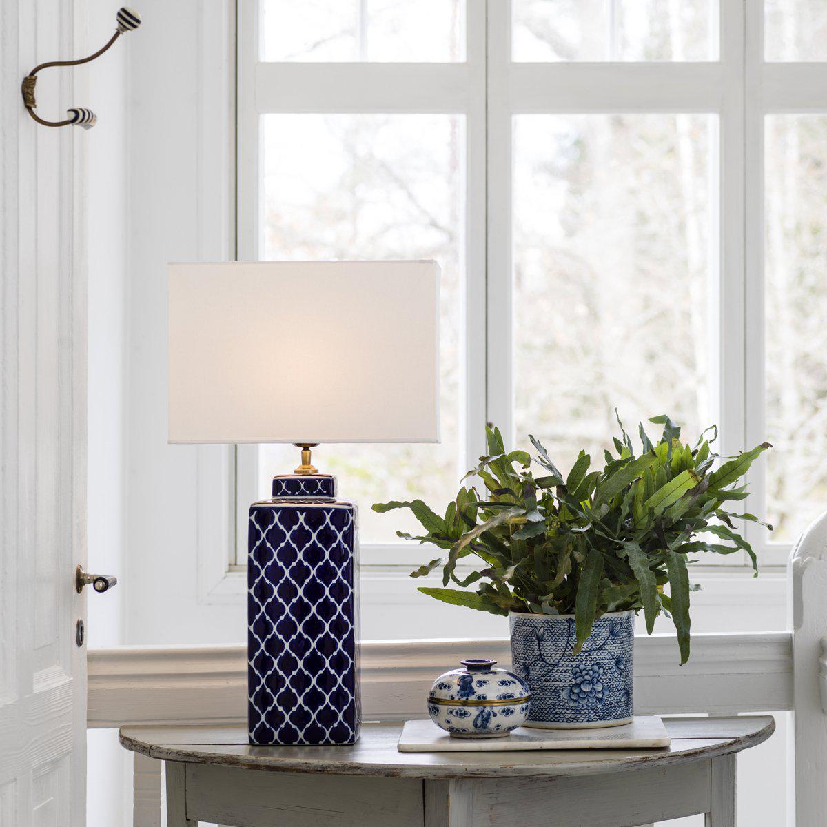 Rakel Lampskärm Vit, B: 405 mm