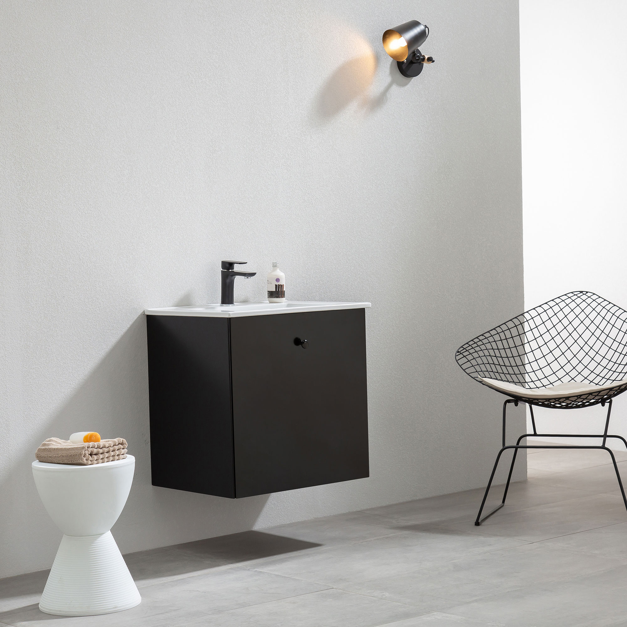 Tvättställsskåp Bathlife Fröjd Mattsvart