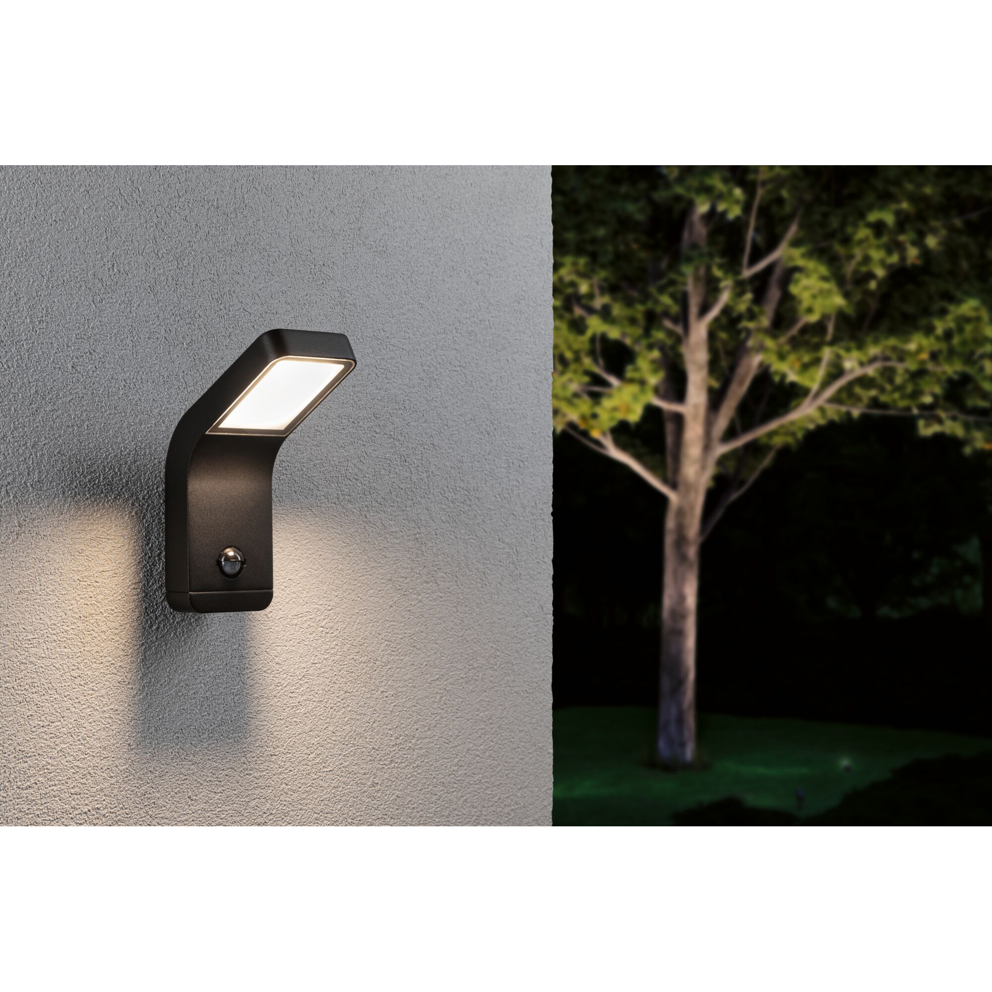 Fasadbelysning LED Paulmann Kulma Seawater Resistant IP44 230V Design: med Skymningsstyrd Rörelsedetektor