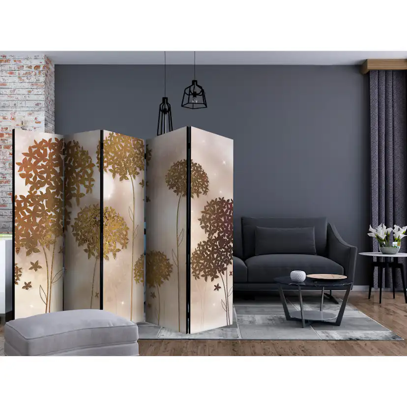 Rumsavdelare Skärmvägg Arkiio Golden Garden II 225x172 cm