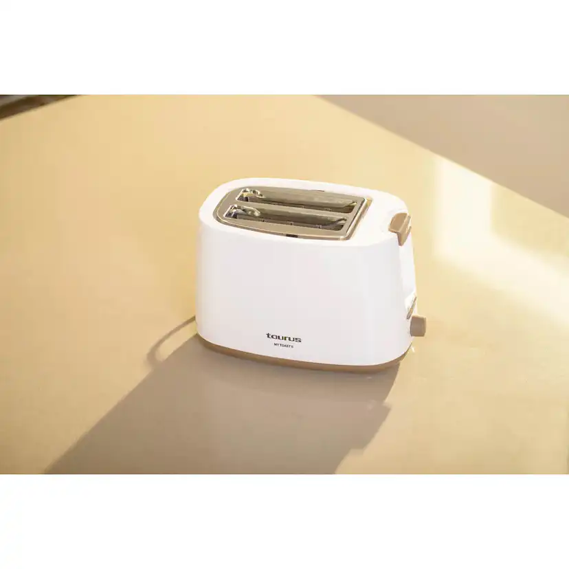 Brödrost TAURUS Mytoast Vit med 7 Rostningsnivåer och 750W