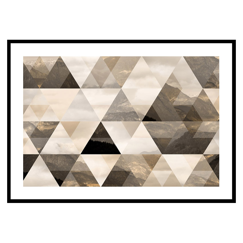 Poster Gallerix Geo Designed Landscape