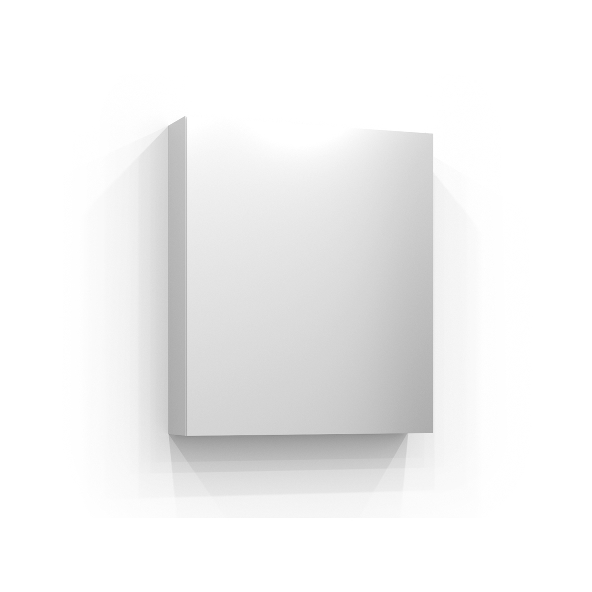 Spegelskåp Dalby 60 vit med 1 dörr Vit, 700x600 mm