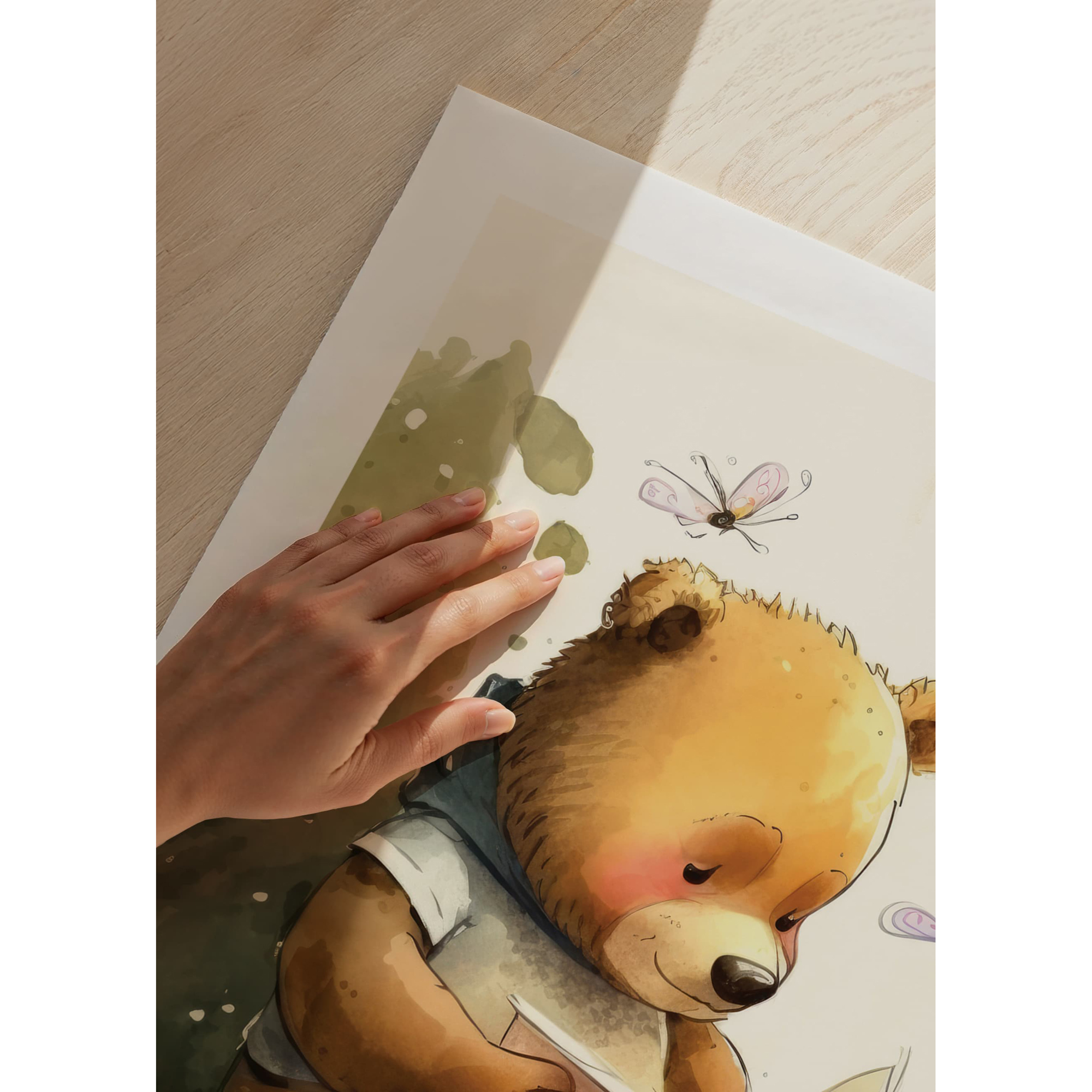 Poster Gallerix Cute Bear Reading