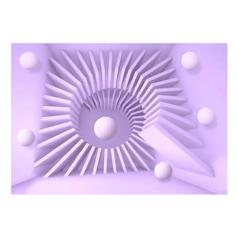 Fototapet Arkiio Självhäftande Lavender Maze
