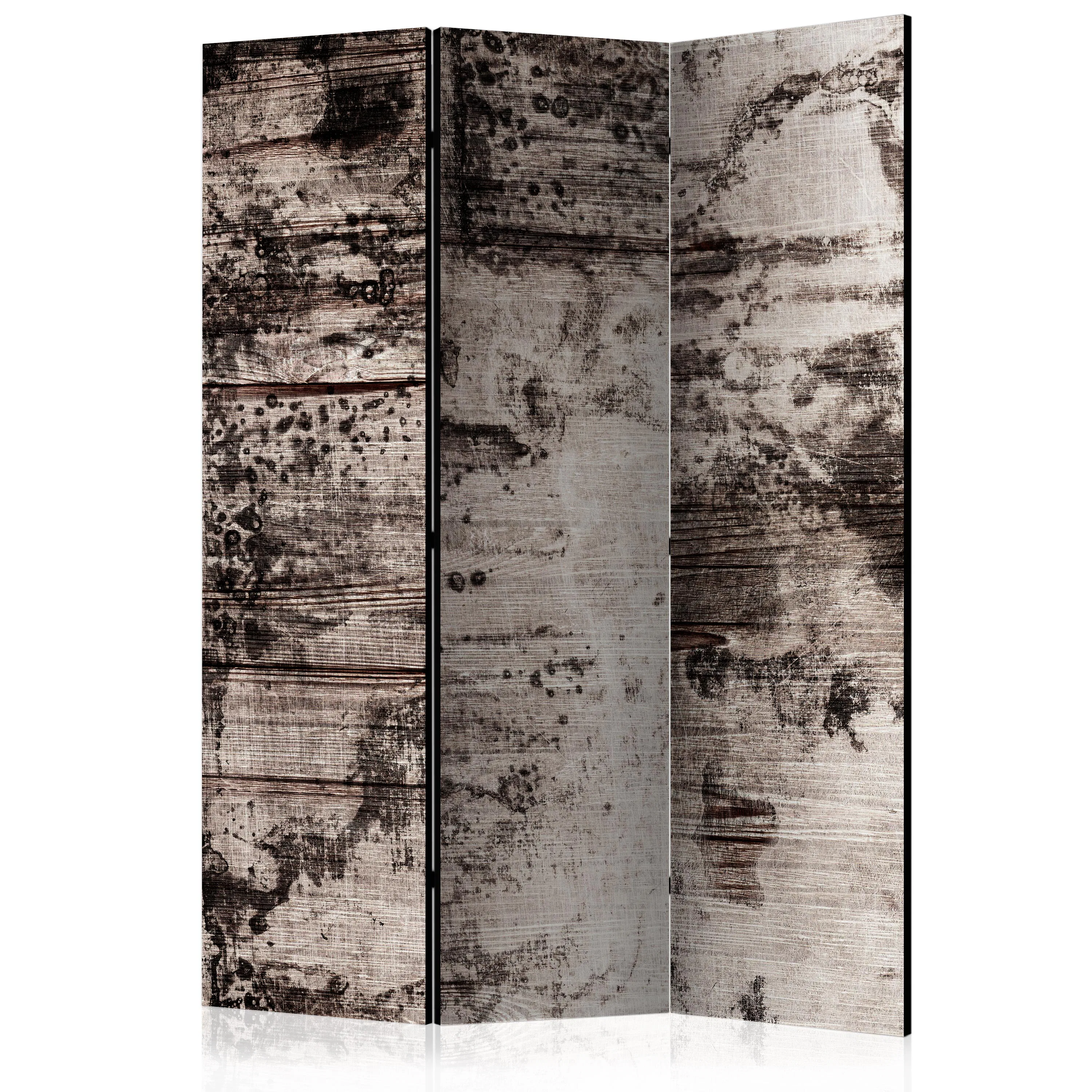 Rumsavdelare Skärmvägg Arkiio Burnt Wood 135x172 cm