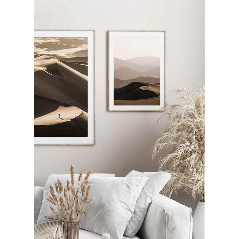 Poster Gallerix Walking In Desert