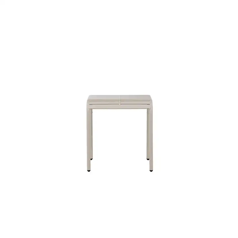Borneo Cafetable Aluminium - Beige / Kvadrat 70*70* Beige