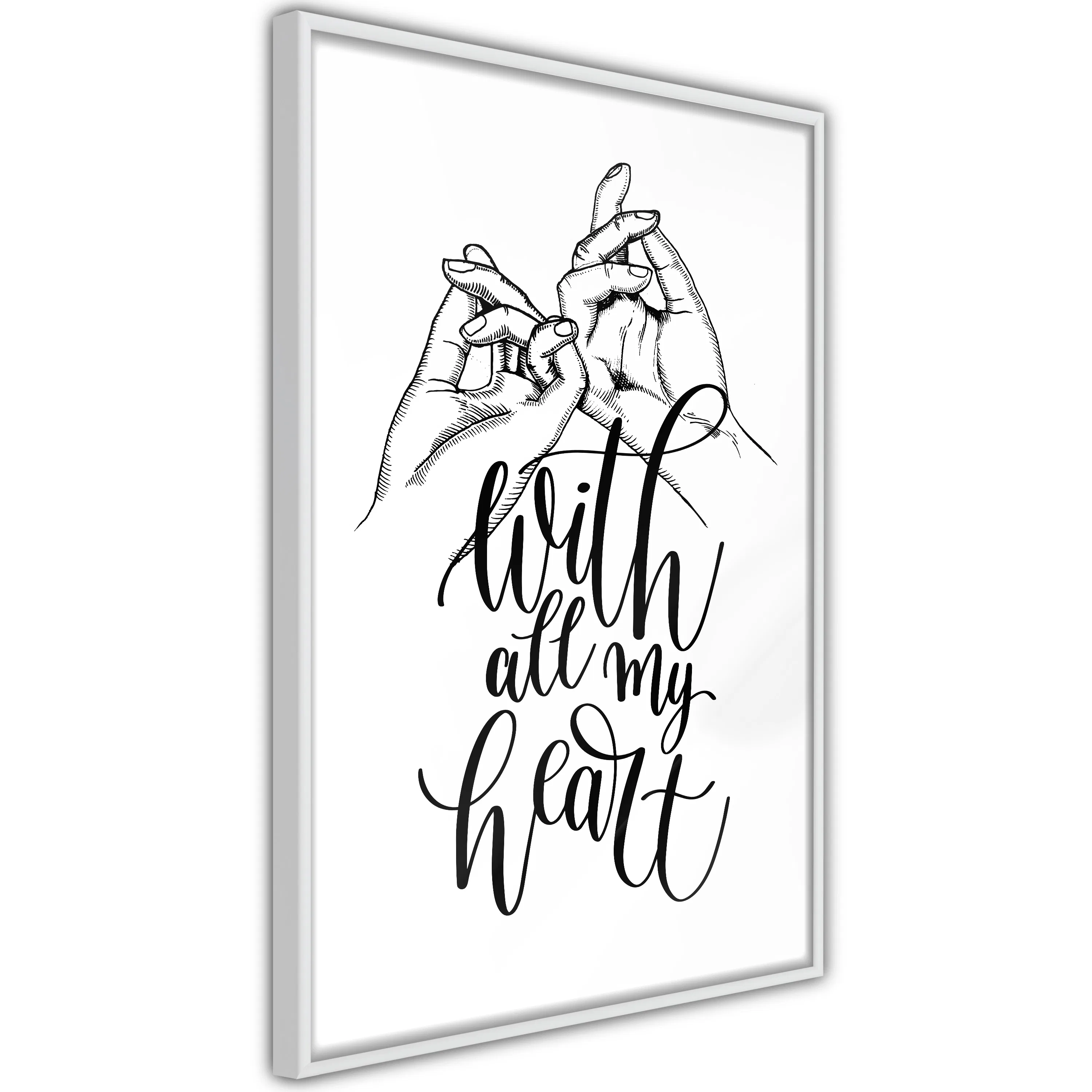 Poster Artgeist Affisch With All My Heart