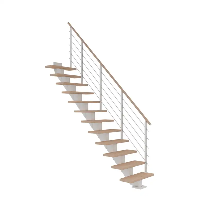 Spartrappa Dolle Hamburg Ek Vit Oljad Rak Design