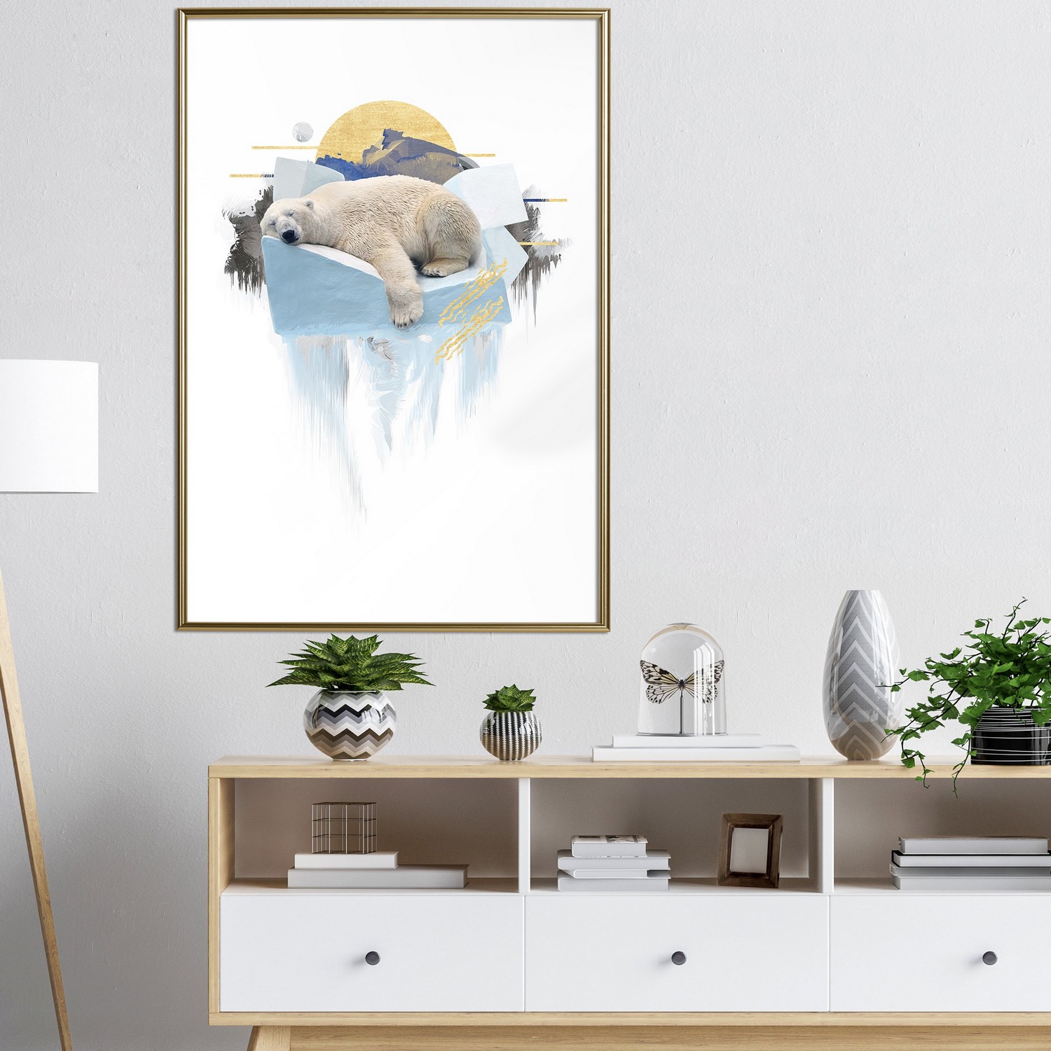 Poster Artgeist Affisch Polar Bear