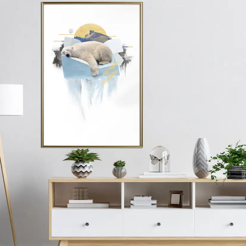 Poster Artgeist Affisch Polar Bear