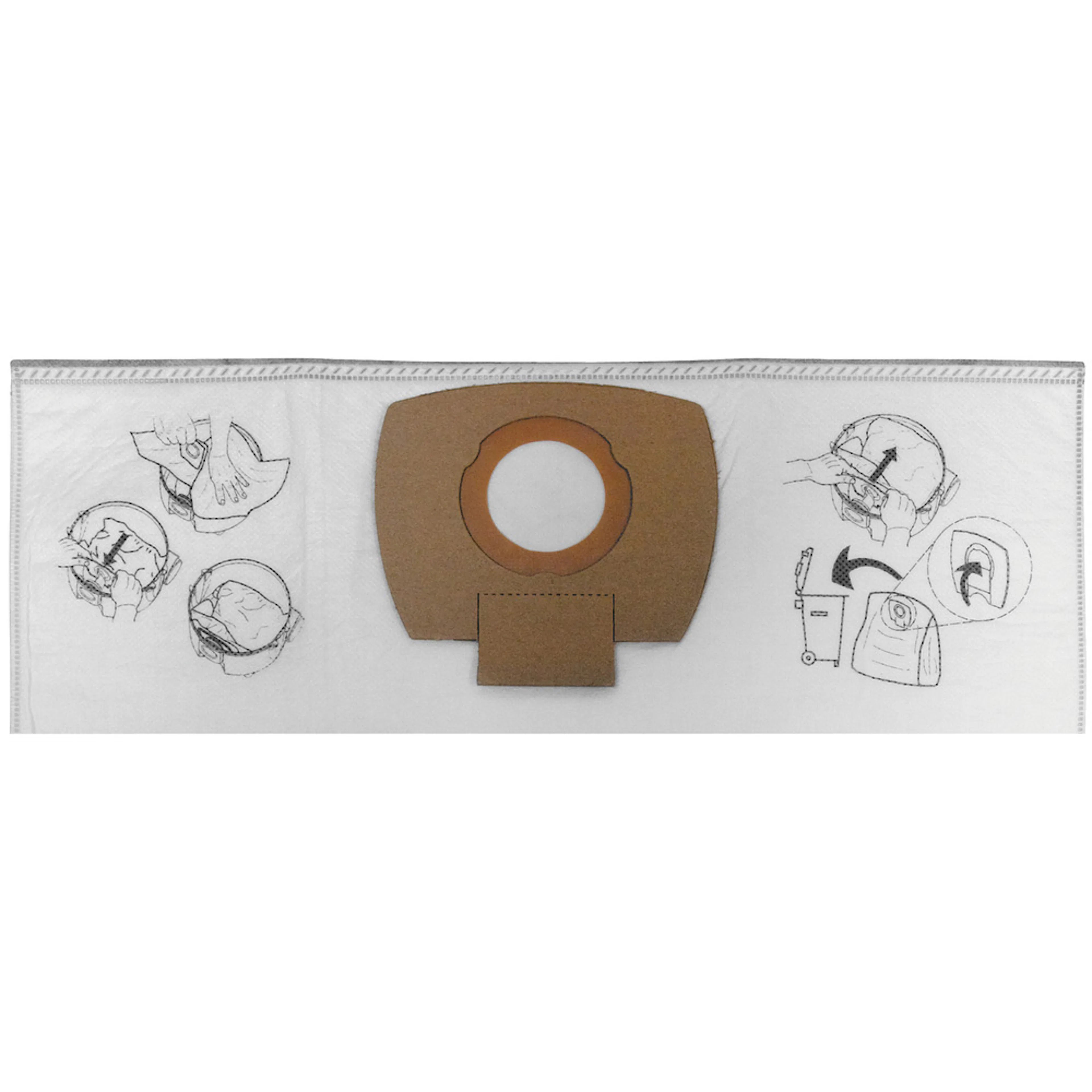 Dammsugarpåsar Makita P-72899 5-pack
